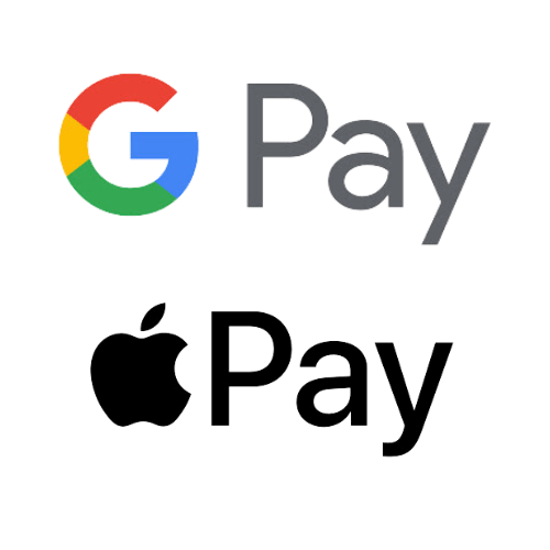 Logo de G Pay y Apple Pay